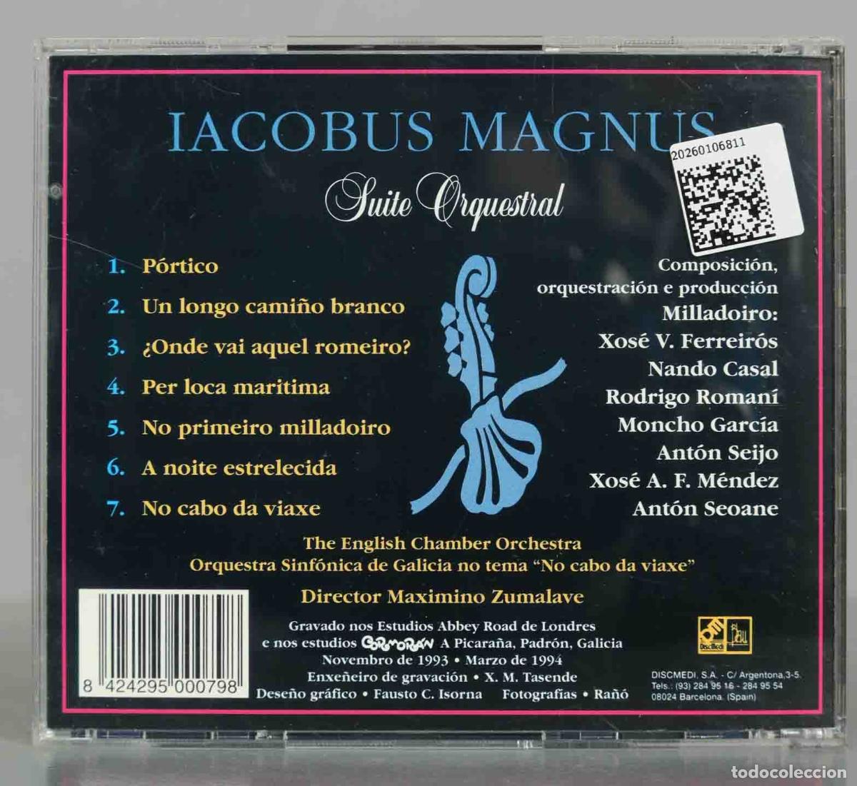 CDs de m&uacute;sica: CD. Milladoiro &ndash; Iacobus Magnus. - Foto 2