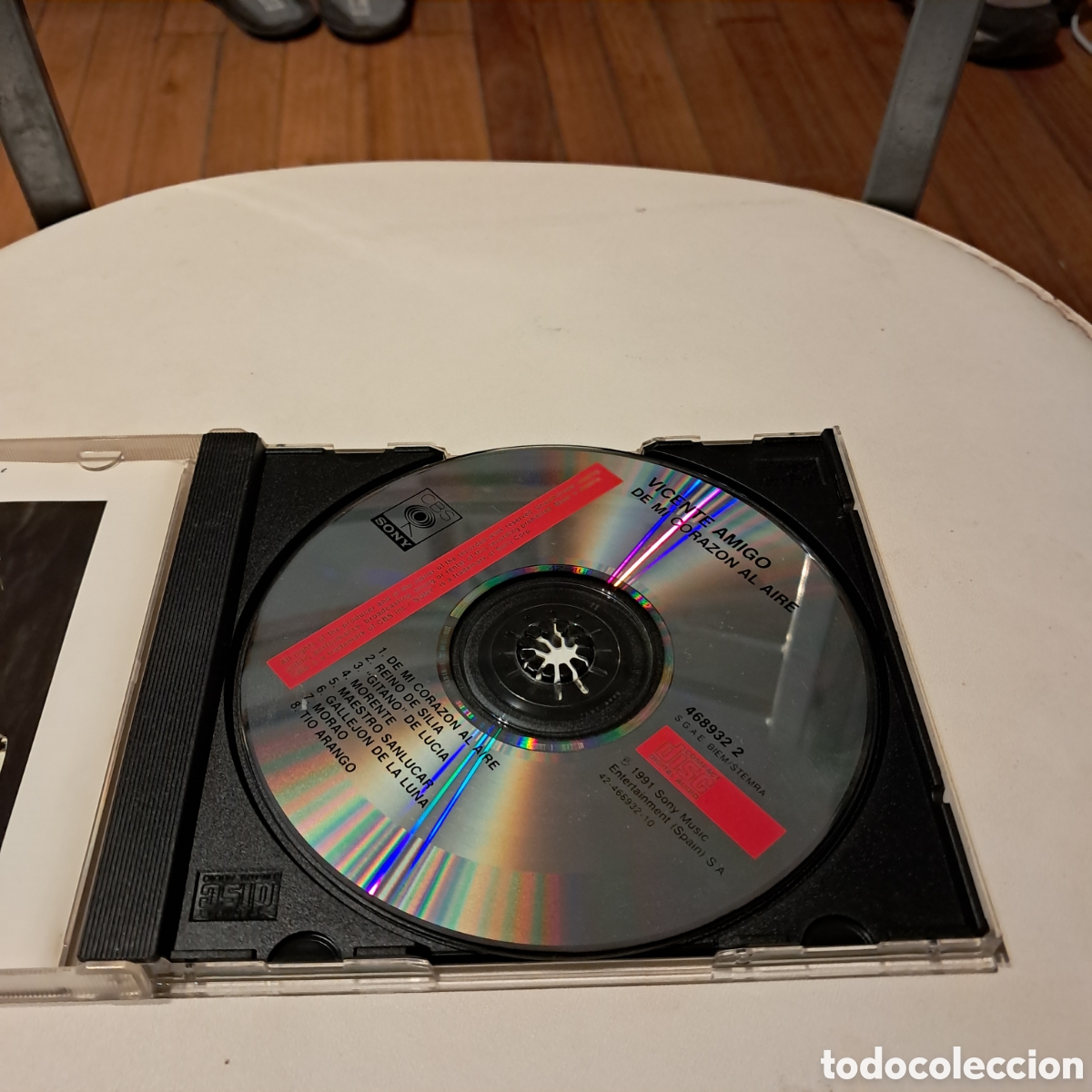 CDs de m&uacute;sica: Vicente Amigo, De mi coraz&oacute;n al aire, Compact disc - Foto 2