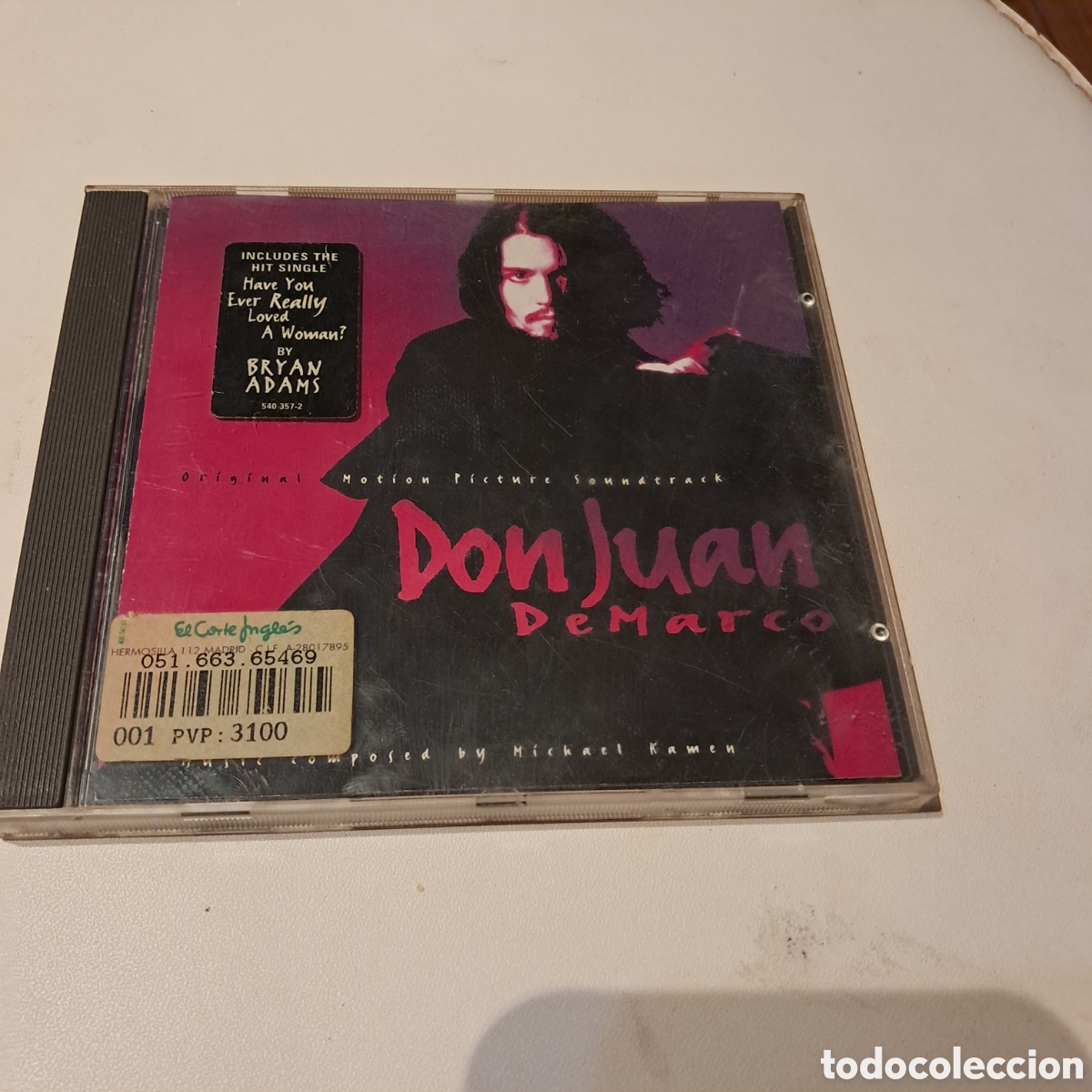 CDs de m&uacute;sica: Don Juan de Marco, Compact disc - Foto 1