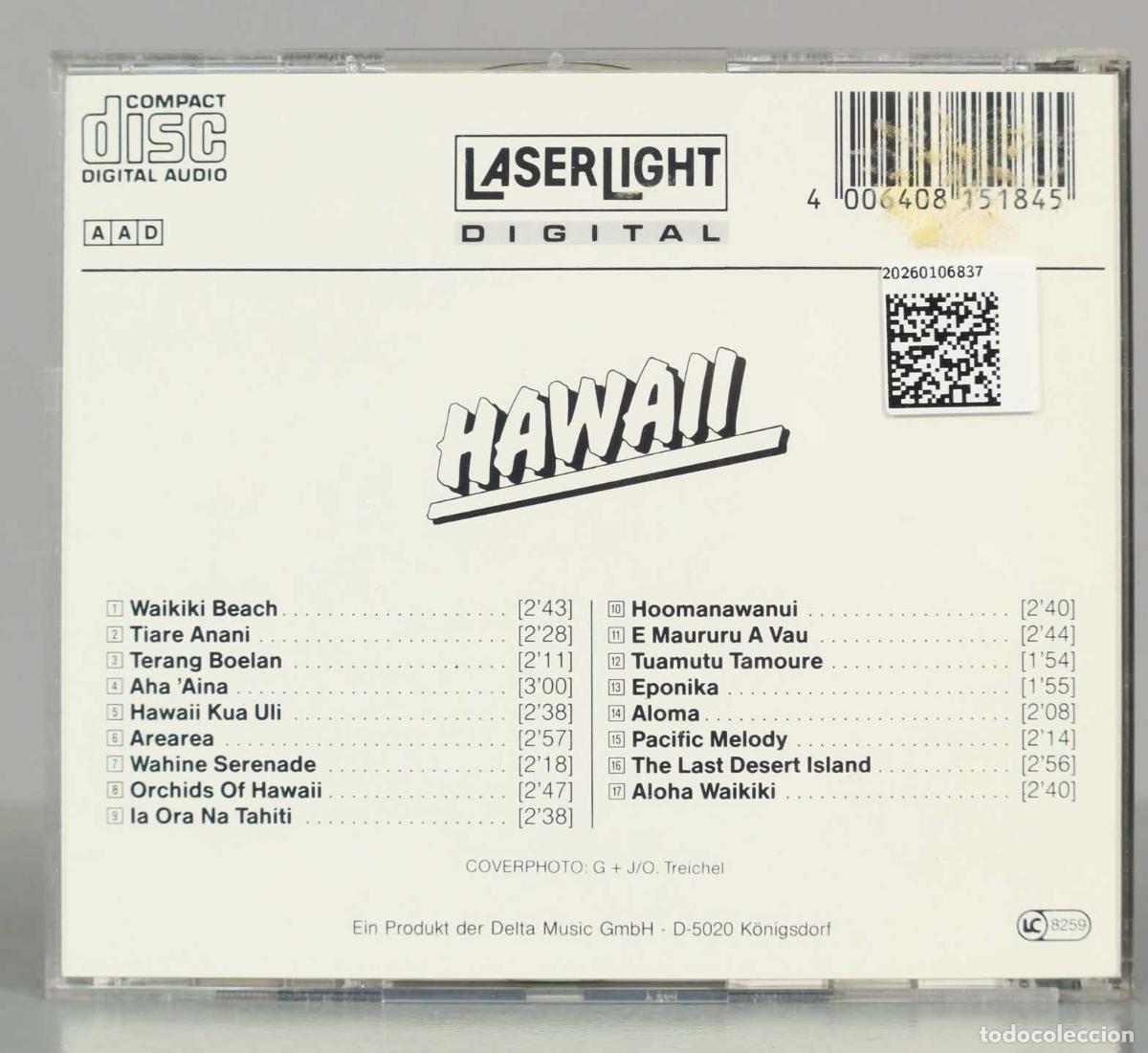 CDs de m&uacute;sica: CD. Unknown Artist &ndash; Greetings From Hawaii. - Foto 2