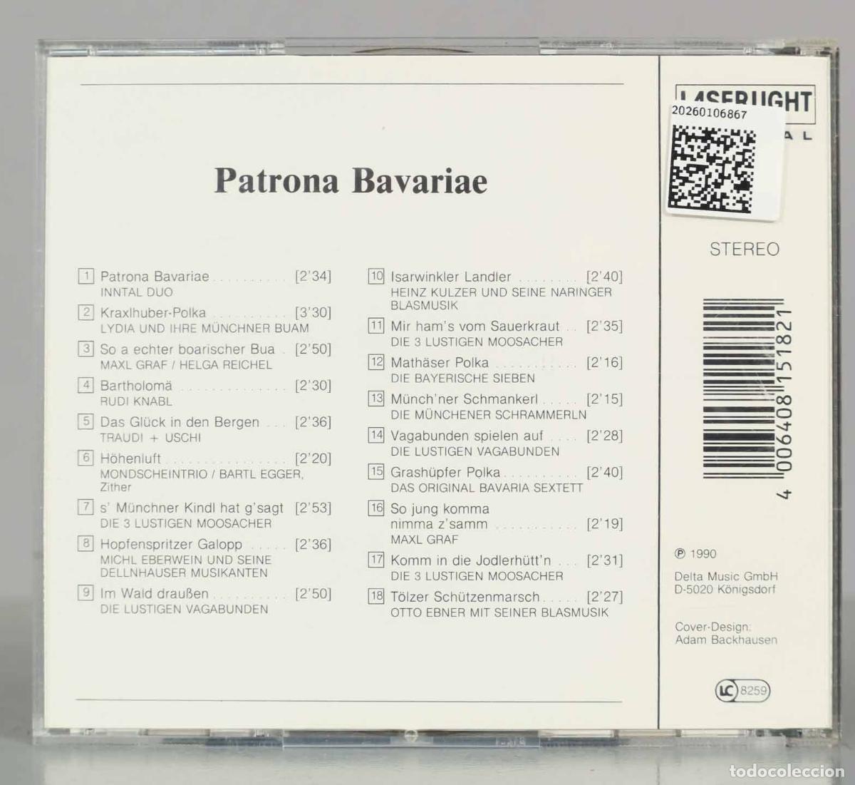 CDs de m&uacute;sica: CD. Various &ndash; Patrona Bavariae - Foto 2
