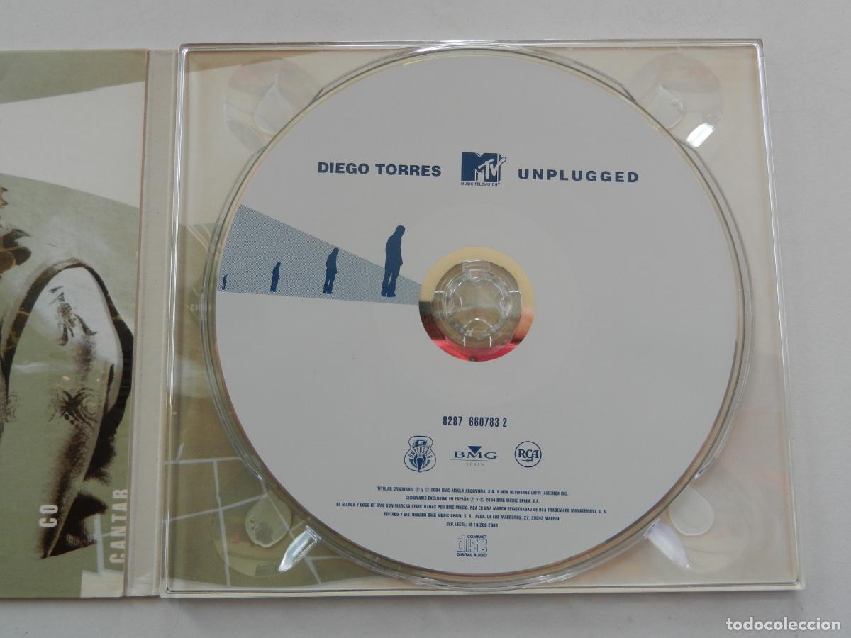 CDs de m&uacute;sica: DIEGO TORRES - UNPLUGGED - CD DIGIPACK - 2004 - 17 TEMAS+ LIBRETO - Foto 2
