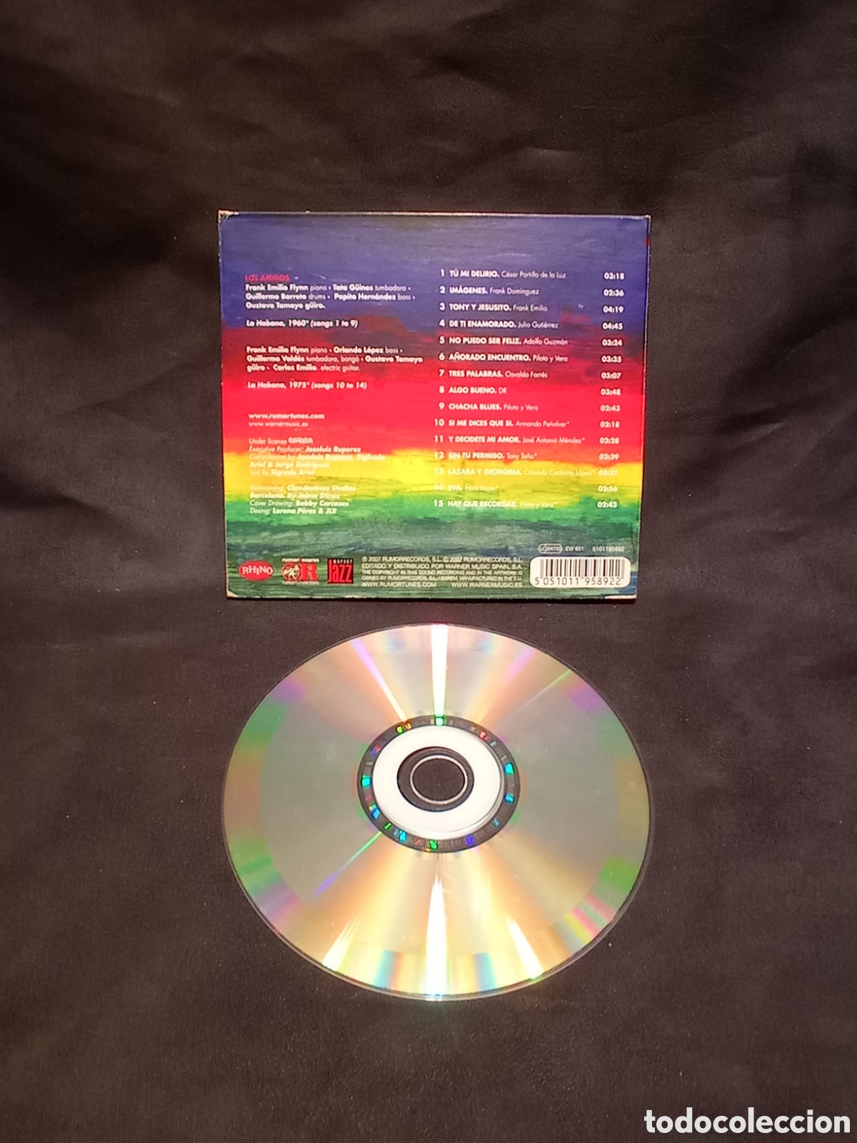 CDs de m&uacute;sica: CD LOS AMIGOS JAZZCUBA VOLUMEN 6. - Foto 2