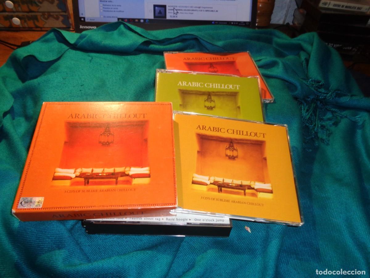 CDs de m&uacute;sica: ARABIC CHILLOUT. CAJA CON 3 CD&acute;S. IMPECABLE (#) - Foto 1