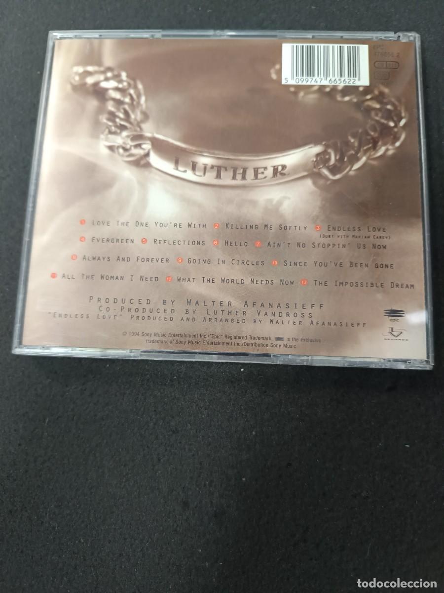 CDs de M&uacute;sica: CD. LUTHER VANDROSS SONGS