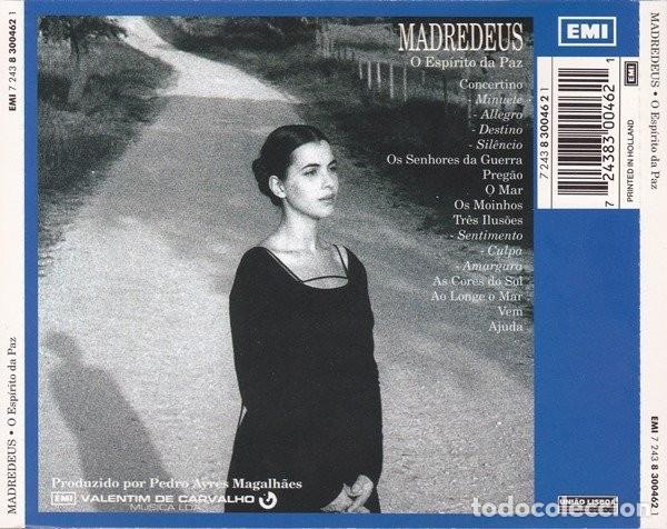 CDs de m&uacute;sica: Madredeus -CD- O Esp&iacute;rito Da Paz + DVD de Regalo - Foto 2