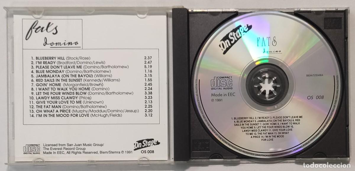 CDs de m&uacute;sica: FATS DOMINO. ON STAGE. RARO CD!!! - Foto 3