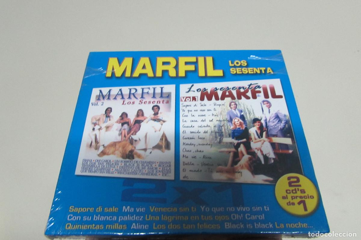 CDs de m&uacute;sica: MARFIL LOS 60 2 CDS PRECINTADO - Foto 1
