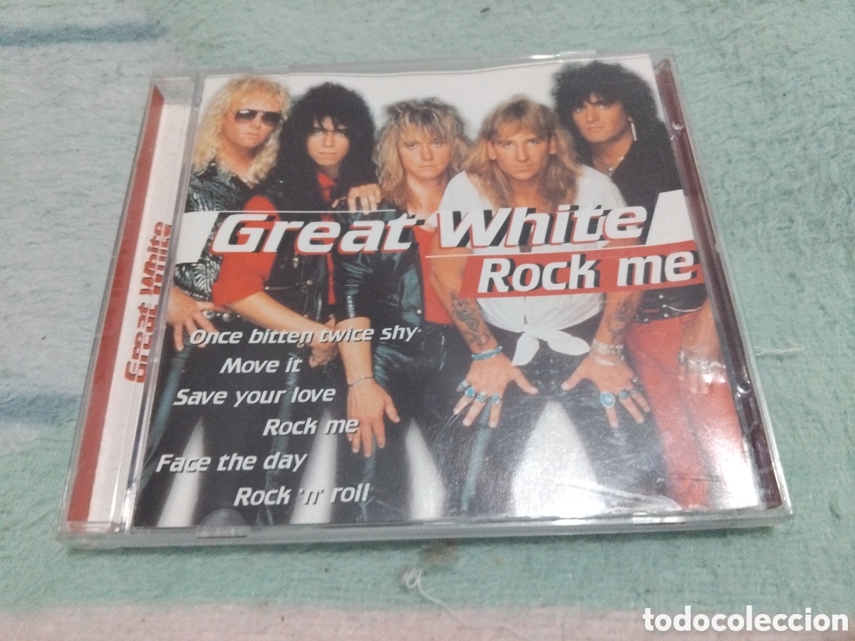 CDs de m&uacute;sica: Great white CD Rock Me - Foto 1
