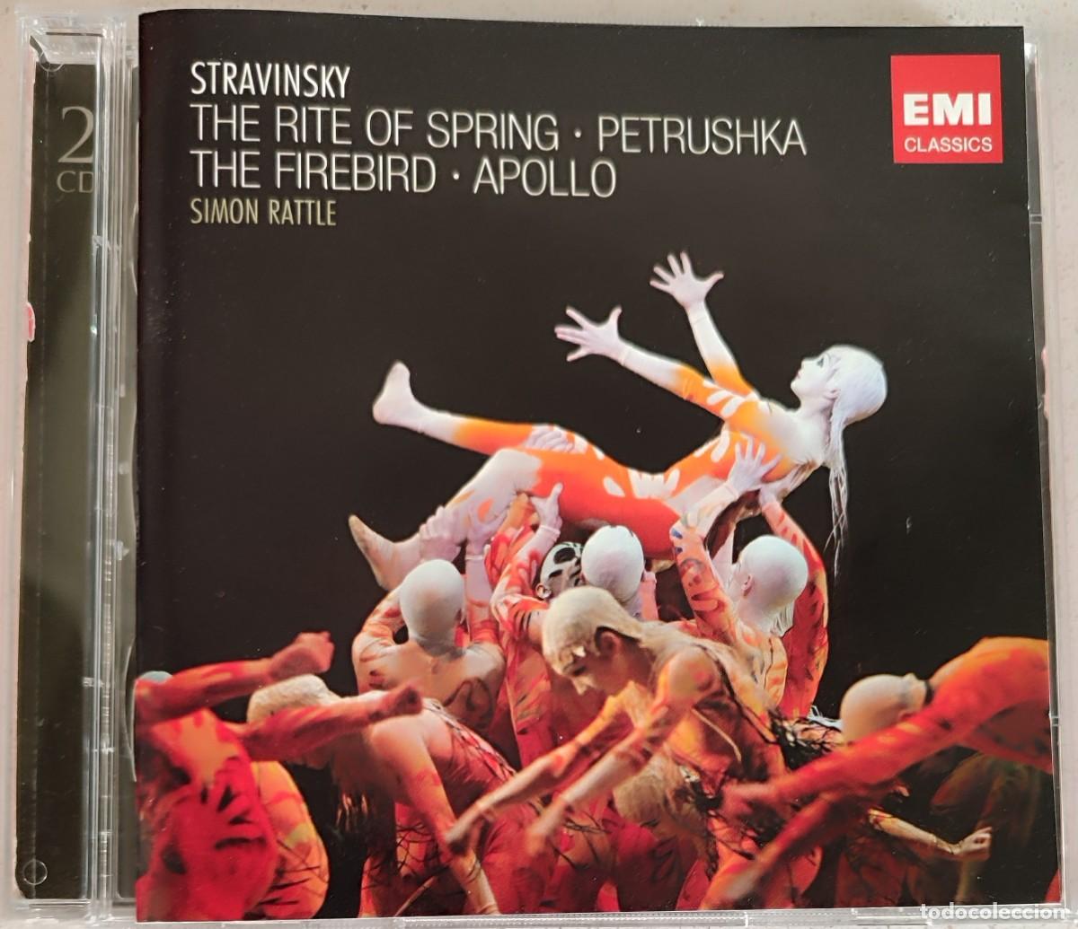 CDs de m&uacute;sica: STRVINSKY - BALLETS RATTLE - SIMON RATTLE (2CD) 2008 - EMI CLASSICS - Foto 1