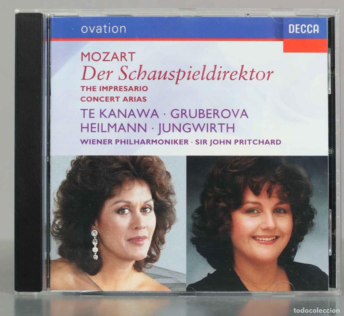 CDs de M&uacute;sica: CD. MOZART. Der Schauspieldirektor - THE IMPRESARIO CONCERT ARIAS. TE KANAWA. GRUBEROVA. PRITCHARD