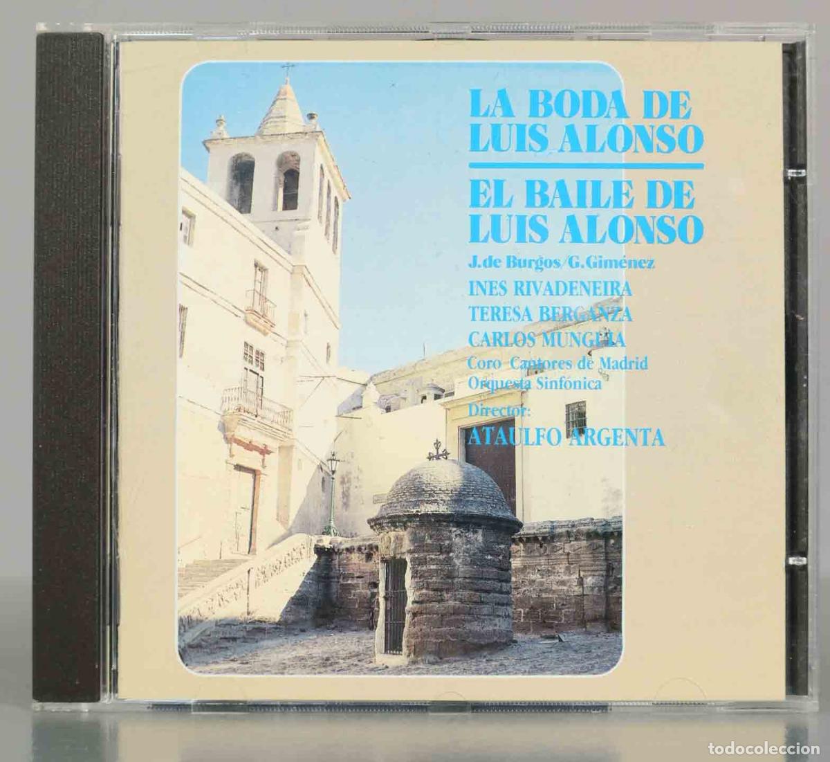 CD di Musica: CD. LA BODA DE LUIS ALONSO - EL BAILE DE LUIS ALONSO. ATAULFO ARGENTA