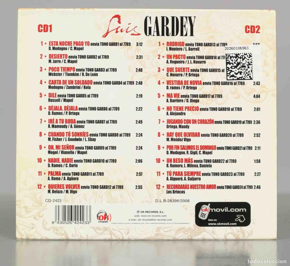 CDs de m&uacute;sica: CD. Luis Gardey &ndash; Luis Gardey - Foto 2