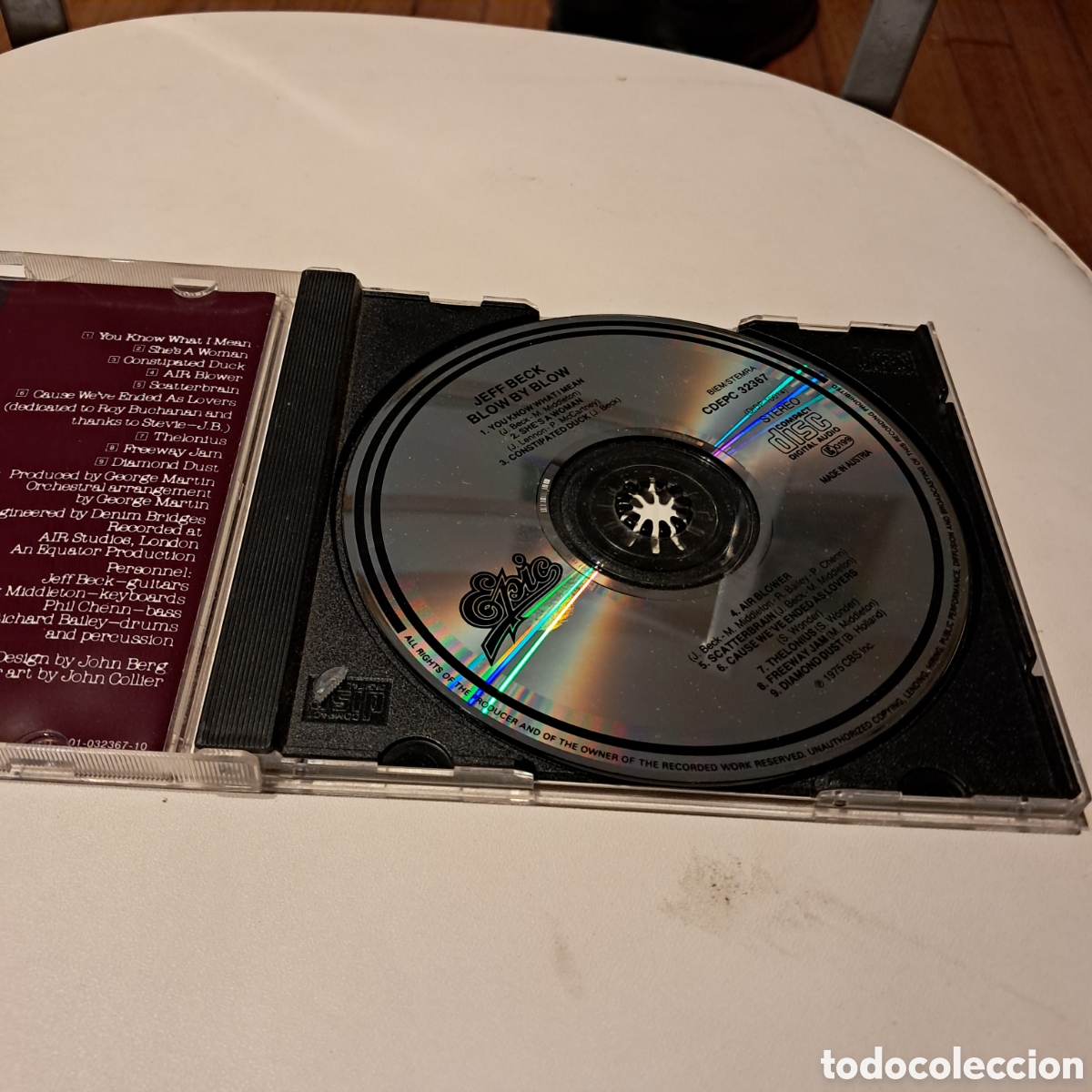 CDs de m&uacute;sica: Jeff Beck Blow by bloque,Compact disc - Foto 2
