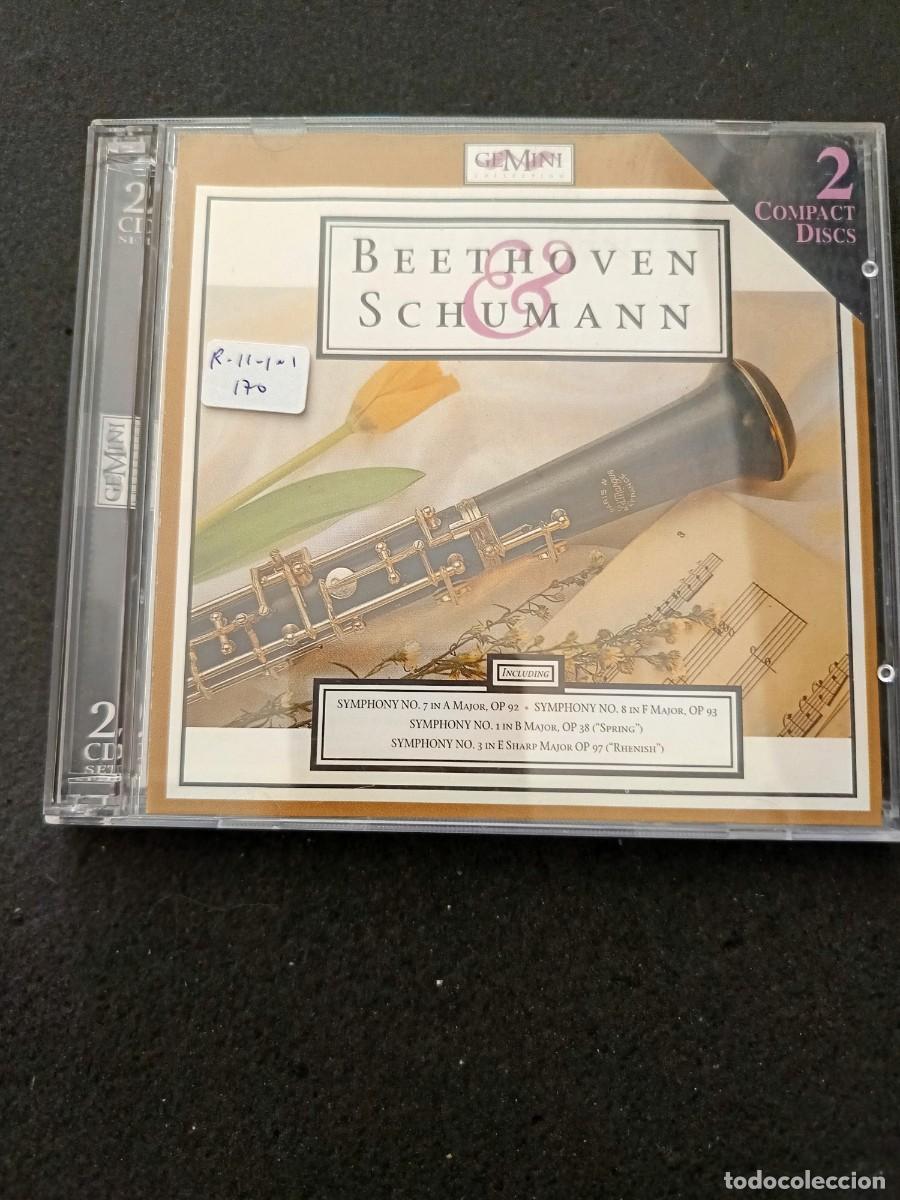 CDs de m&uacute;sica: 2 CDS. BEETHOVEN & SCHUMANN. GEMINI COLLECTION - Foto 1