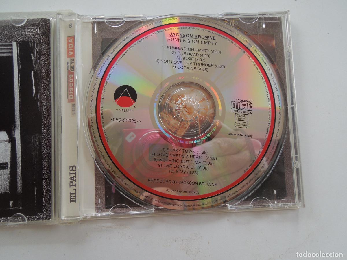 CDs de m&uacute;sica: JACKSON BROWNE -RUNNING ON EMPTY- 1977 - 10 TEMAS - Foto 2