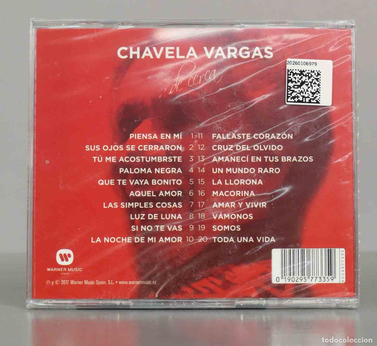 CDs de m&uacute;sica: CD. CHAVELA VARGAS DE CERCA . PRECINTADO. - Foto 2