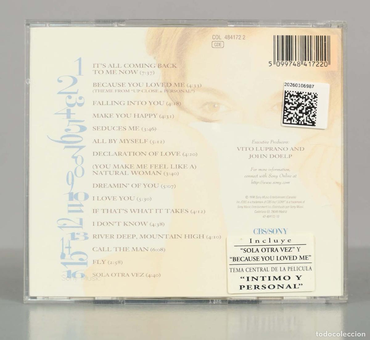 CDs de m&uacute;sica: CD. Celine Dion &ndash; Falling Into You - Foto 2