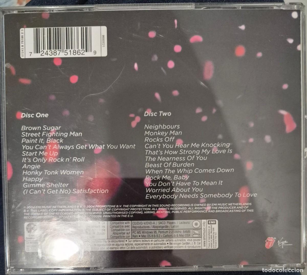 CDs de m&uacute;sica: LIVE LICKS - ROLLING STONES (2 CD, DOBLE) - Foto 2