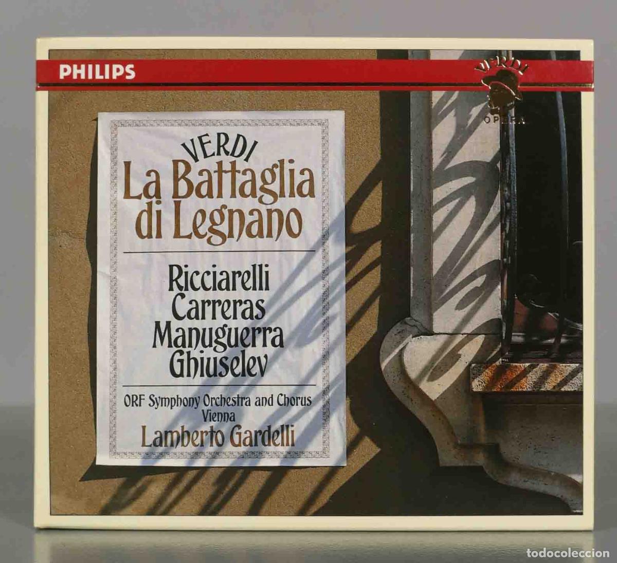 CDs de M&uacute;sica: CD. La Battaglia Di Legnano - Verdi / Ricciarelli, Carreras, Manuguerra, Ghiuselev, GARDELLI