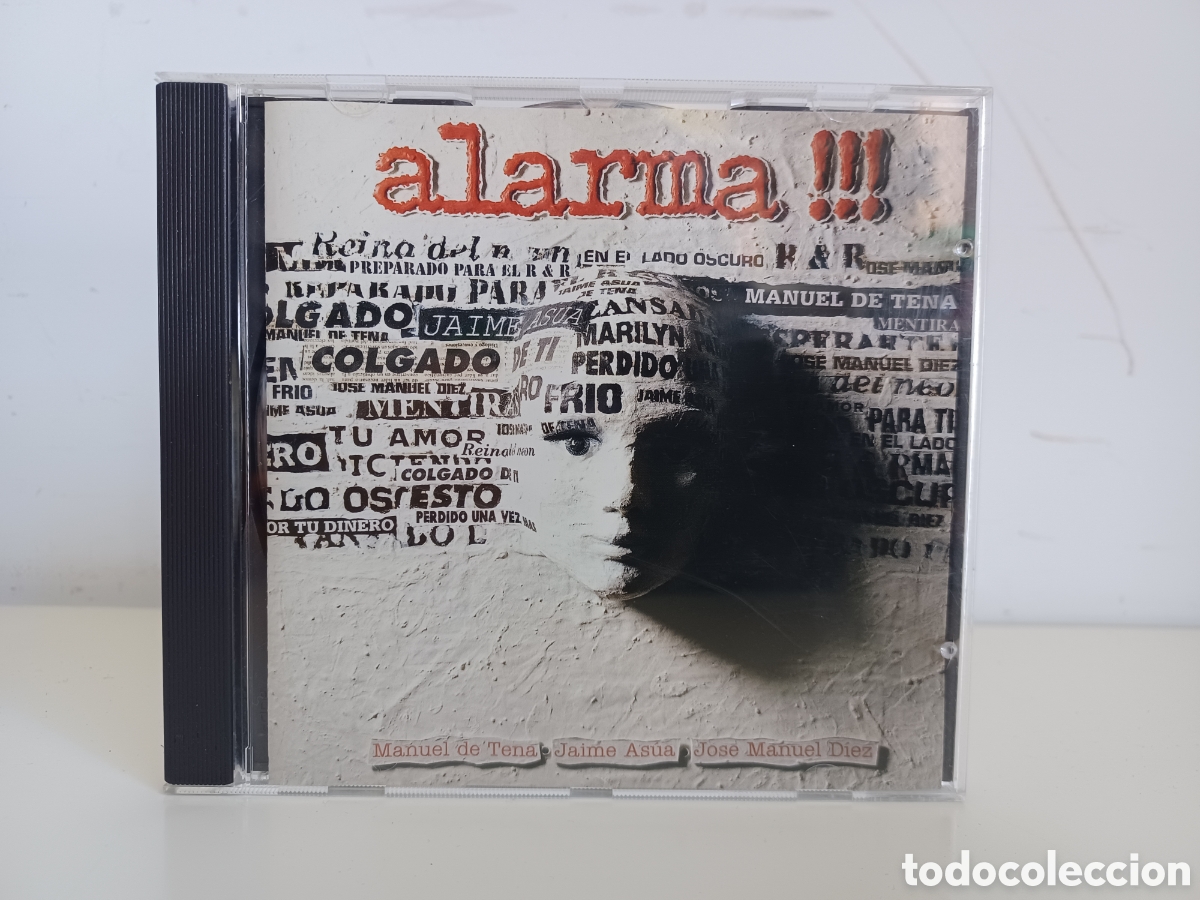 CDs de m&uacute;sica: CD Manolo Tena/ alarma!!!/ 1994 - Foto 1