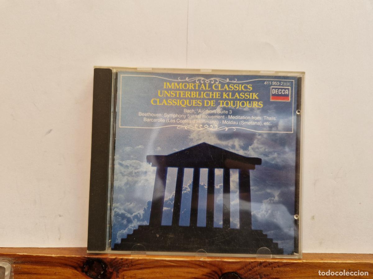 CDs de m&uacute;sica: CD. INMORTAL CLASSICS. UNSTERBLICHE KLASSIK. - Foto 1
