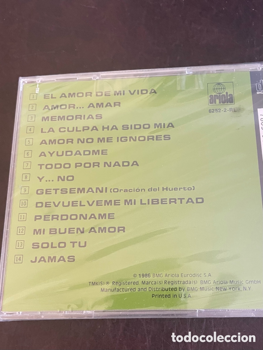 CDs de m&uacute;sica: Camilo Sesto - 14 N&uacute;meros Uno CD Nuevo - Foto 2