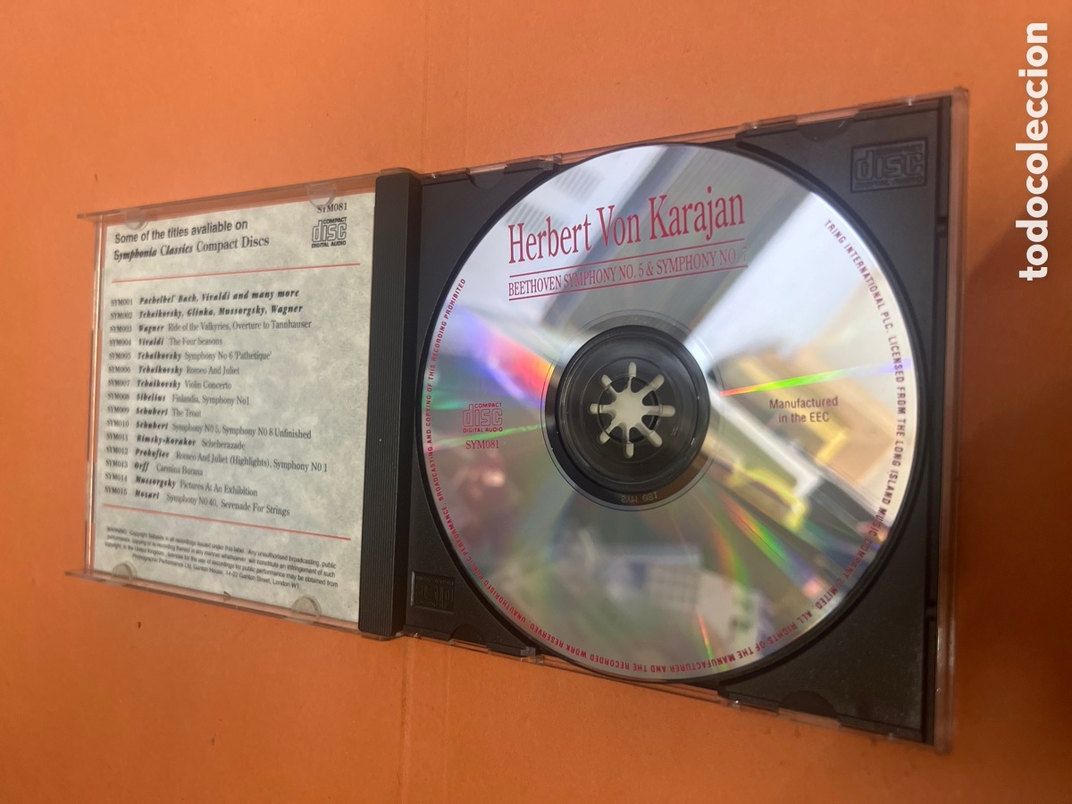 CDs de m&uacute;sica: T3/A2. CD - HERBERT VON KARAJAN - Foto 3