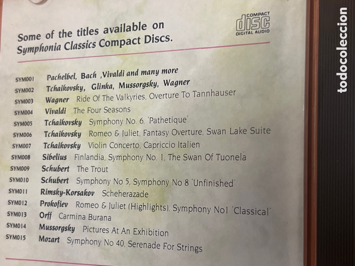 CDs de m&uacute;sica: T3/A2. CD STRAUSS - SYMPHONIA DIGITAL CLASSICS - Foto 4