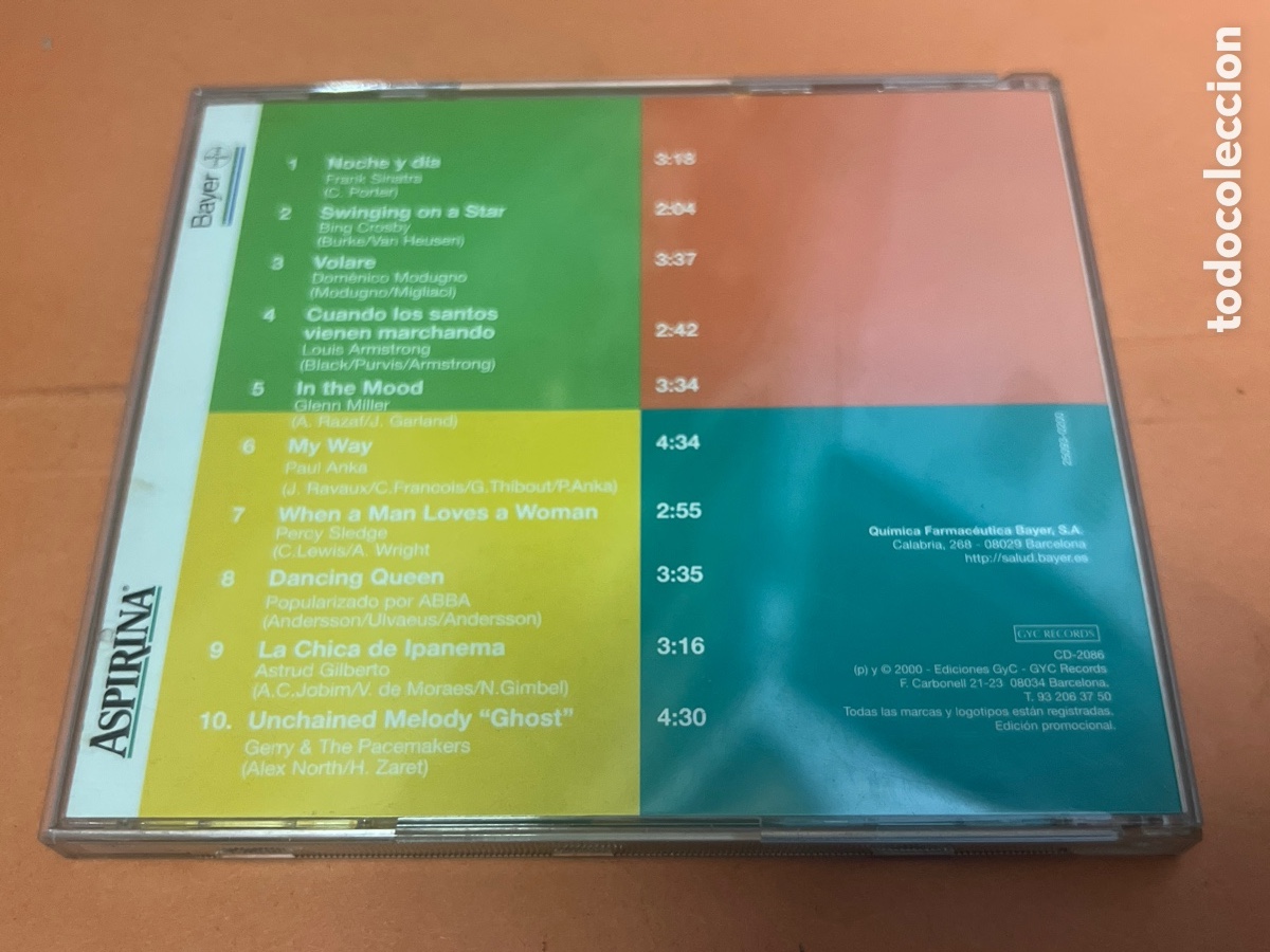 CDs de m&uacute;sica: T3/A2. CD POP HITS DEL SIGLO XX - Foto 2