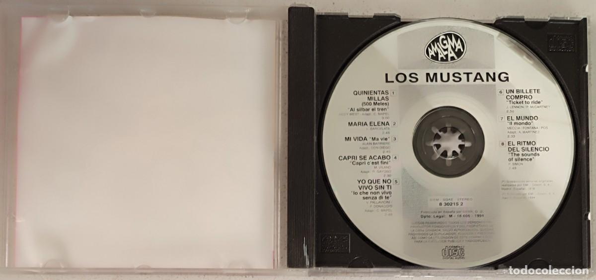 CDs de m&uacute;sica: LOS MUSTANG - GRANDES EXITOS (CD) 1994 - 8 TEMAS - Foto 2
