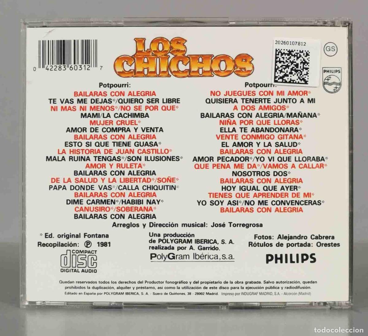 CDs de m&uacute;sica: CD. Los Chichos &ndash; Para Que Tu Lo Bailes... - Foto 2