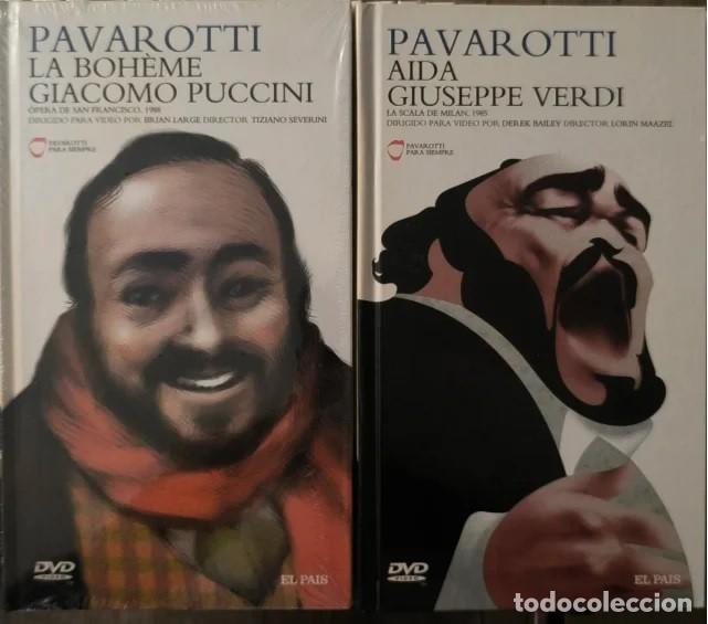 CDs de m&uacute;sica: Luciano Pavarotti - Dos DVDs de &oacute;pera - Foto 1