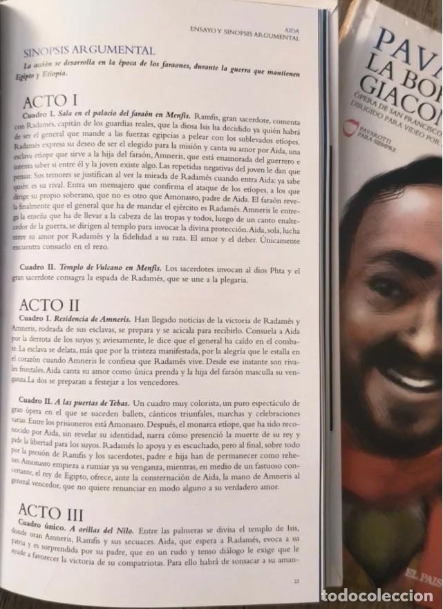 CDs de m&uacute;sica: Luciano Pavarotti - Dos DVDs de &oacute;pera - Foto 5