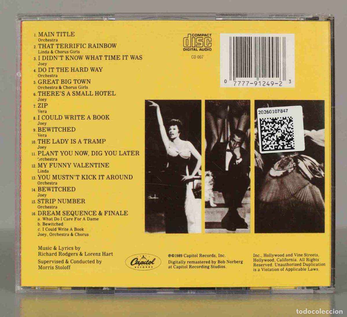 CDs de m&uacute;sica: CD. Various &ndash; Pal Joey - Foto 2