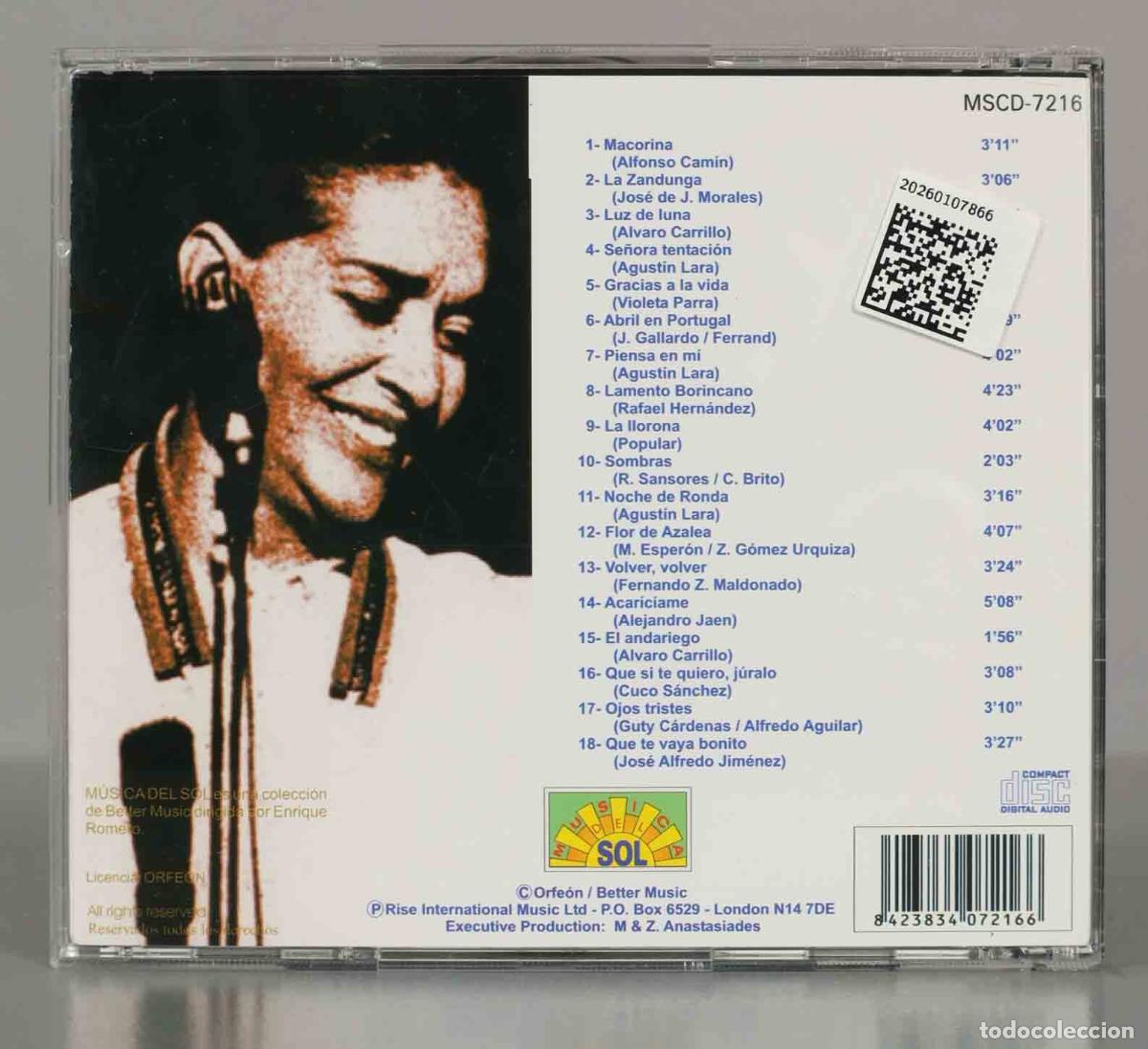 CDs de m&uacute;sica: CD. Chavela Vargas - PARA PERDER LA CABEZA. - Foto 2