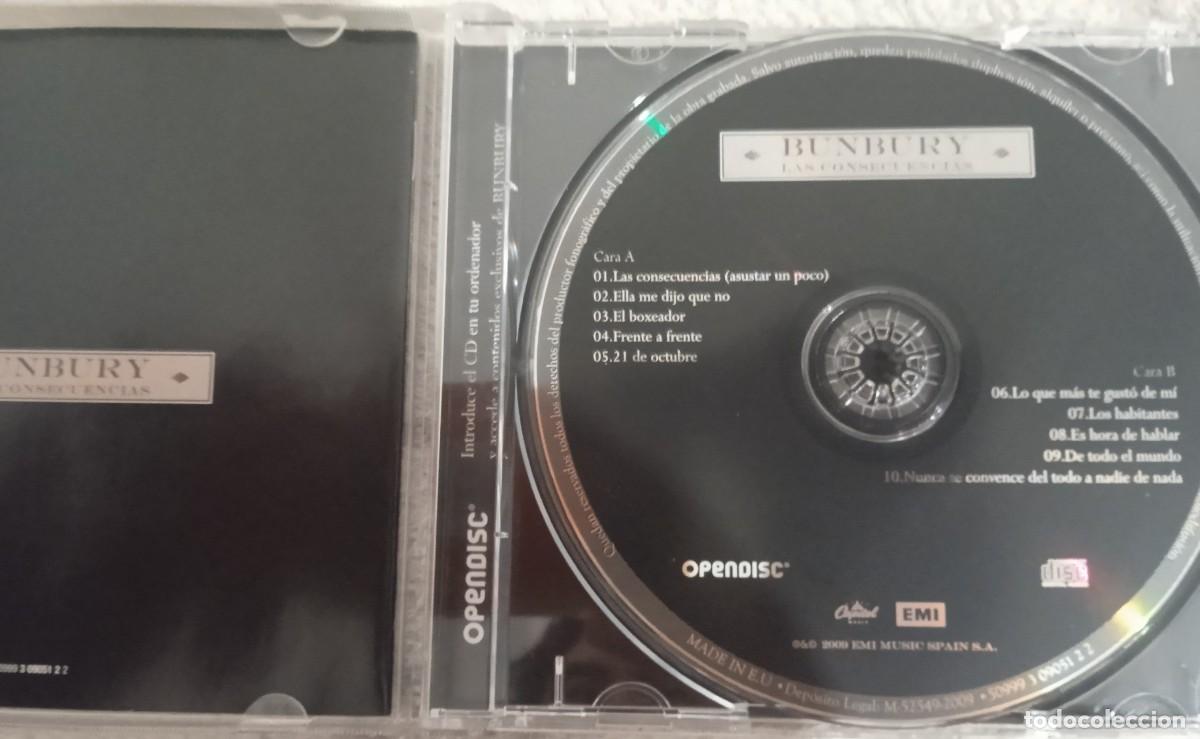 CDs de m&uacute;sica: BUNBURY - LAS CONSECUENCIAS. CD - Foto 2