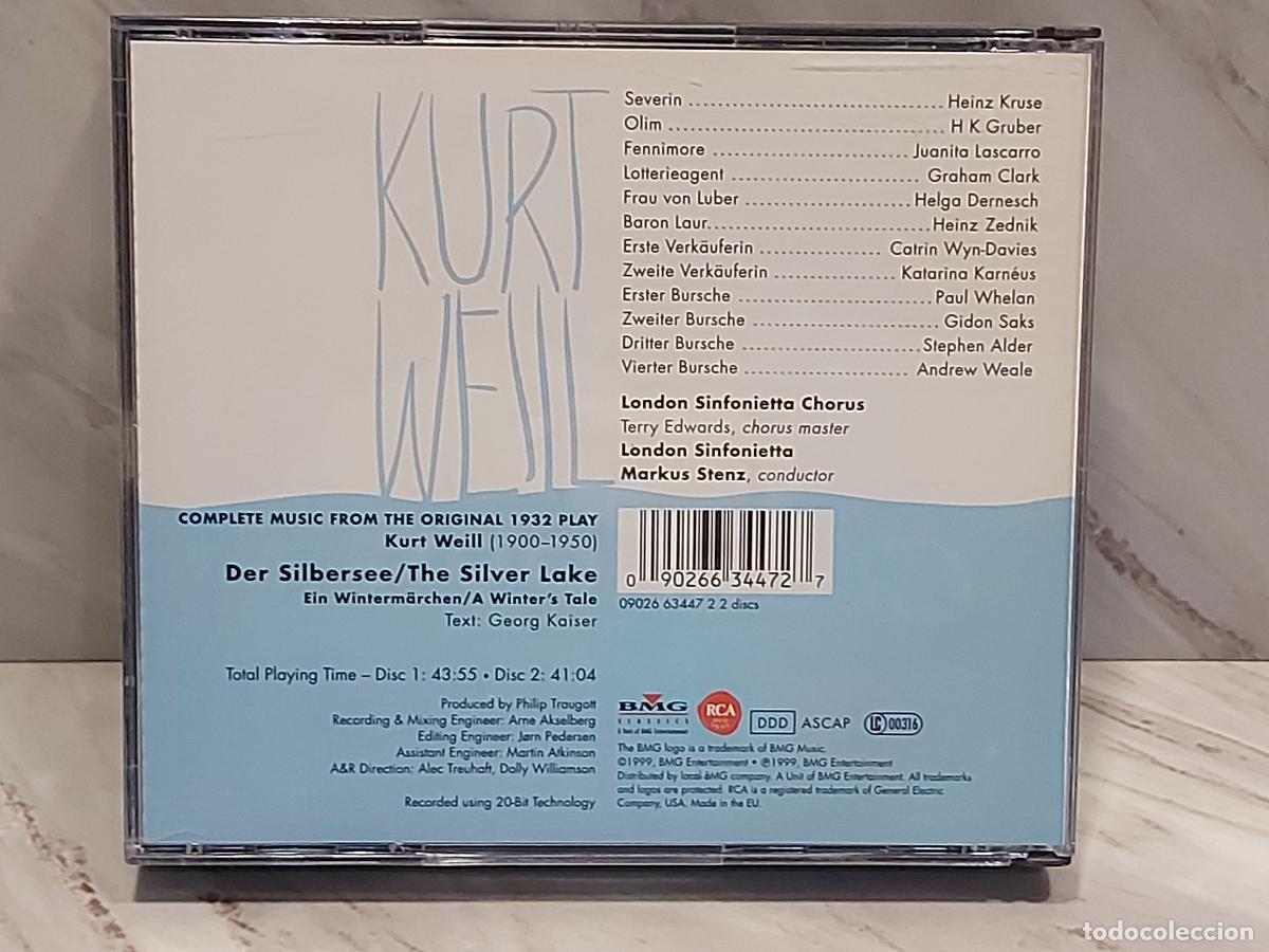 CDs de m&uacute;sica: DER SILBERSEE (KURT WEILL) / MARKUS STENZ / BOX DOBLE CD+LIBRETO-RCA / DE LUJO - Foto 4