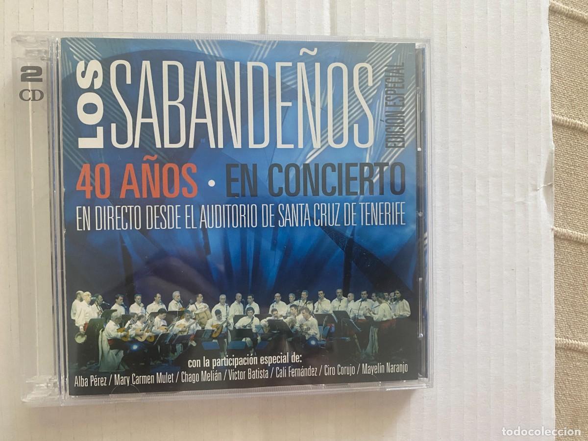 CDs de m&uacute;sica: CD DOBLE LOS SABANDE&Ntilde;OS 40 EN CONCIERTO - Foto 1