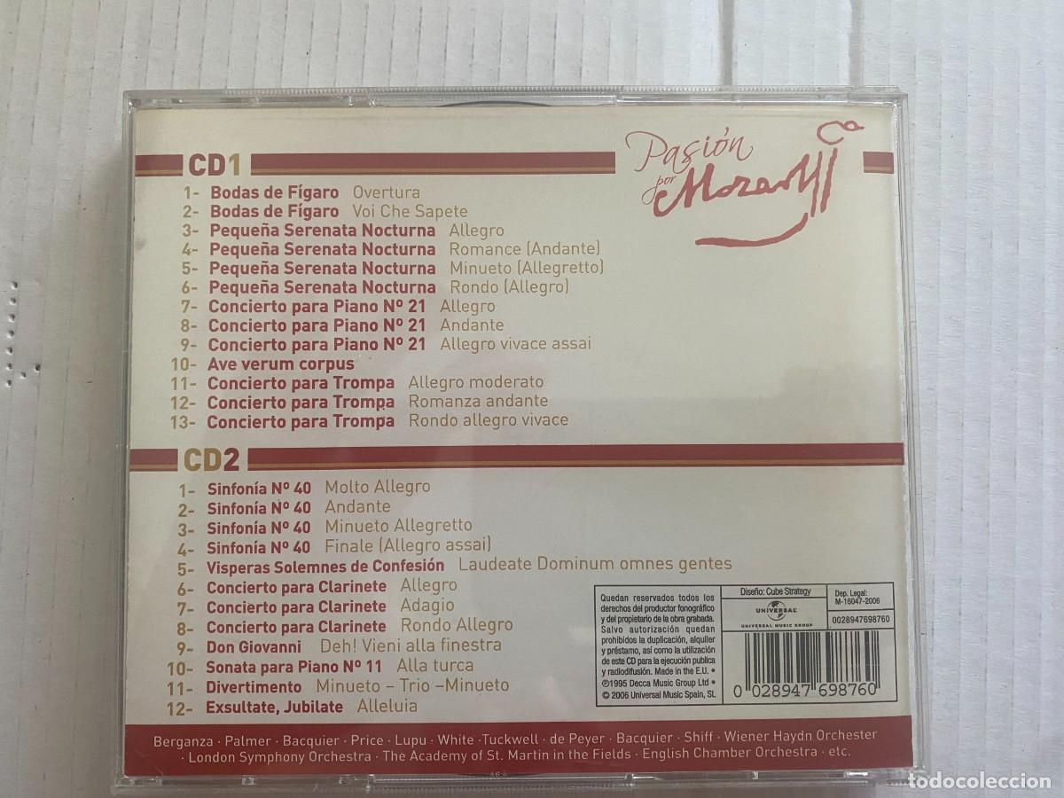 CDs de m&uacute;sica: CD DOBLE - PASION POR MOZART - Foto 2