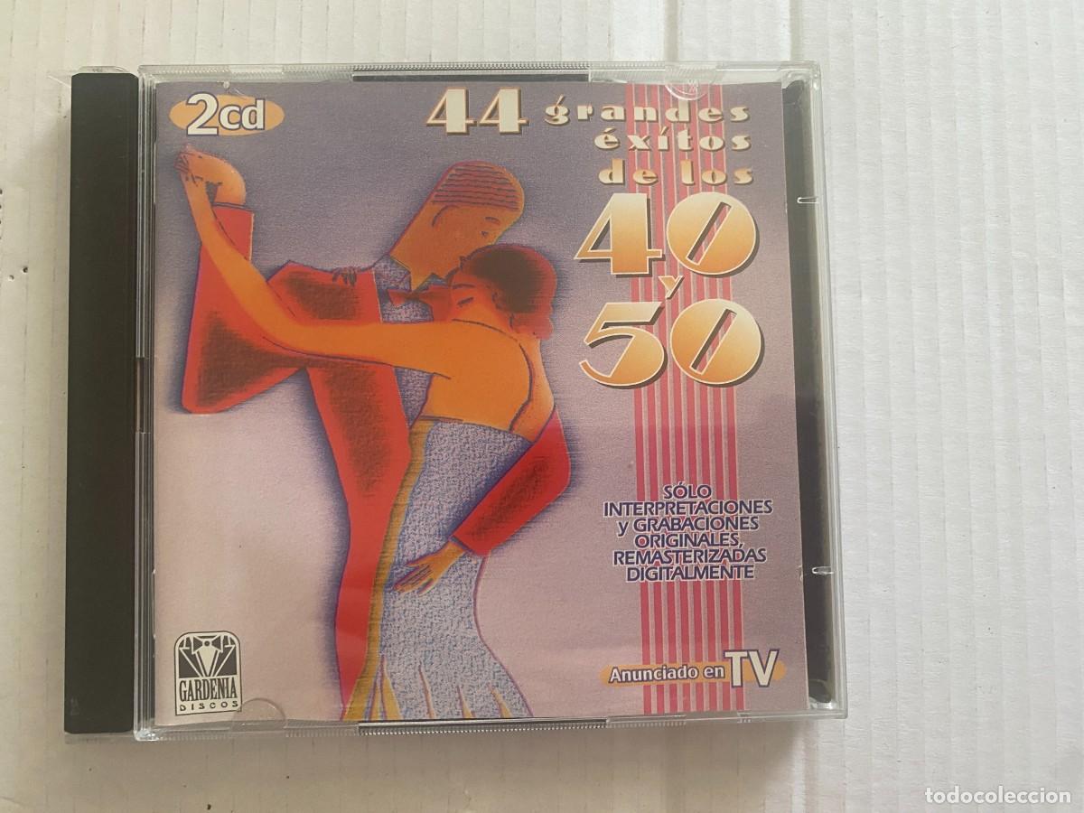 CDs de m&uacute;sica: CD DOBLE - 40 GRANDES EXITOSDE LOS 40 Y 50 - Foto 1