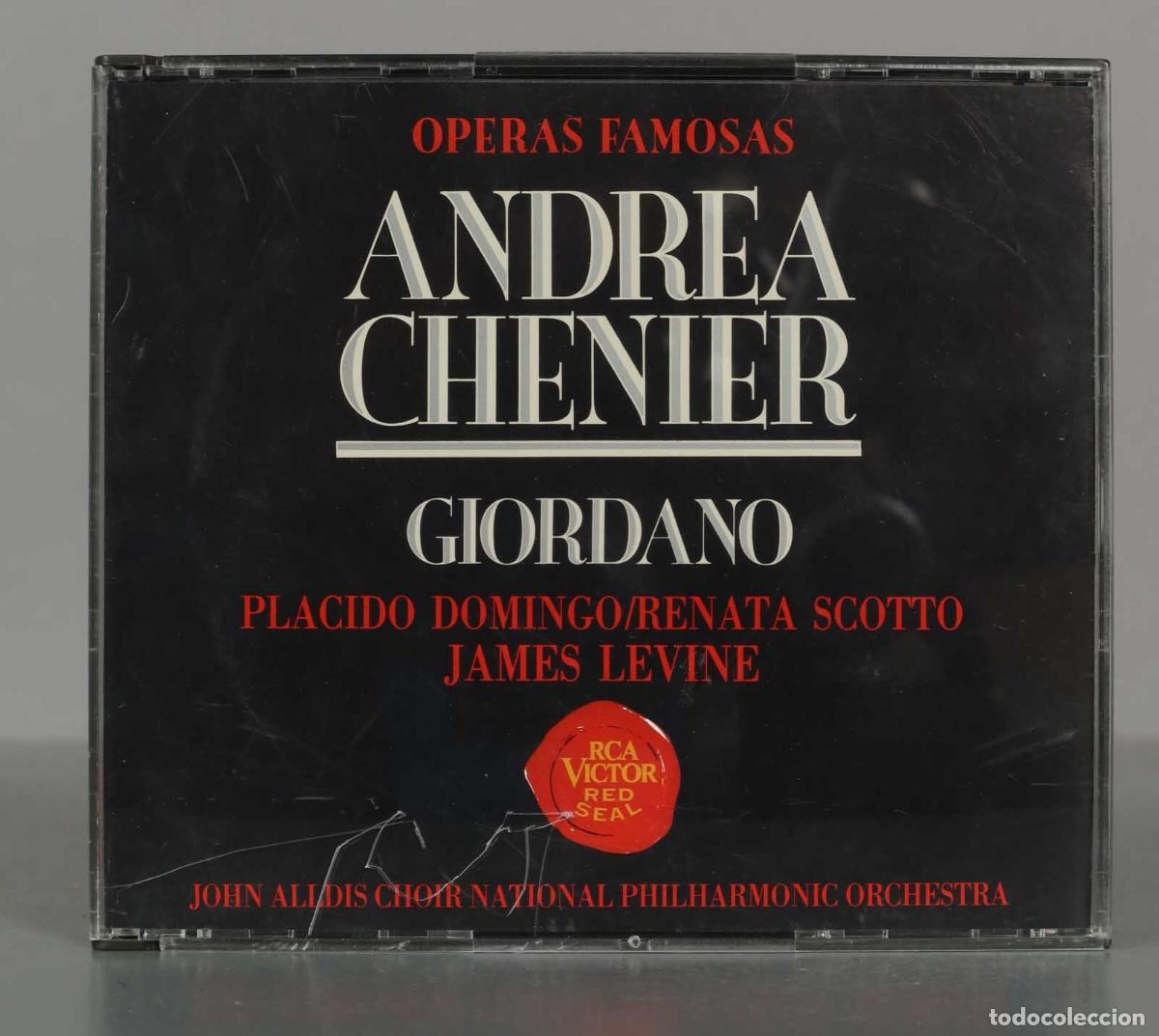 CD de M&uacute;sica: CD. Andrea Chenier - Giordano, James Levine, Placido Domingo, Renata Scotto, Sherrill Milnes