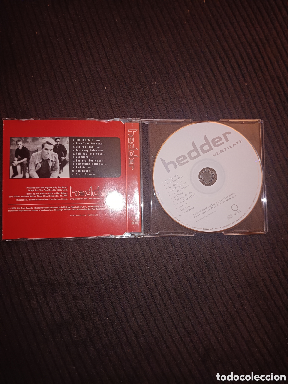 CDs de m&uacute;sica: Hedder - ventilate cd - Foto 2