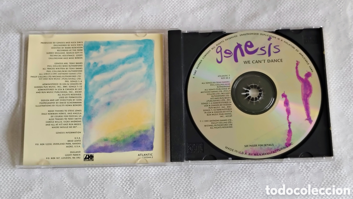 CDs de m&uacute;sica: CD GENESIS - WE CANT DANCE - Foto 3