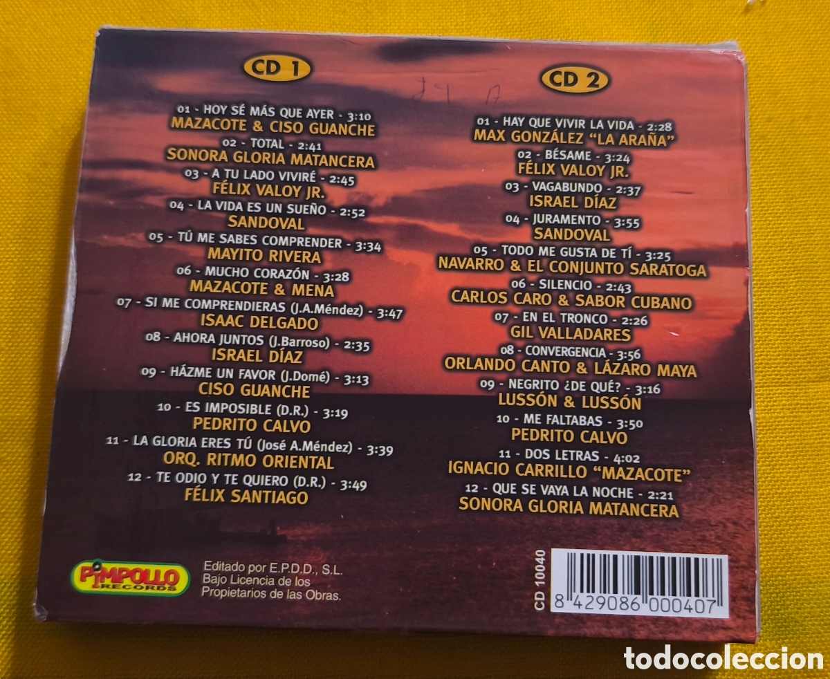 CDs de m&uacute;sica: Mejores &eacute;xitos boleros - Foto 2