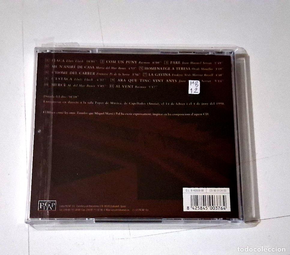 CDs de m&uacute;sica: MANEL CAMP &rdquo;CAN&Ccedil;O&rdquo; CD 11 TRACKS - Foto 2