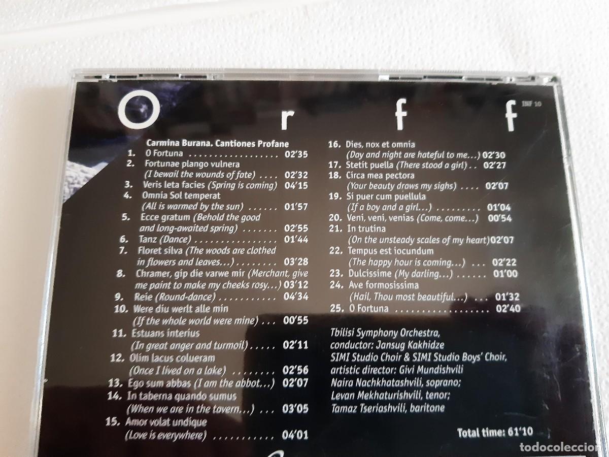 CDs de m&uacute;sica: CD. Orff &ndash; Carmina Burana - Foto 2
