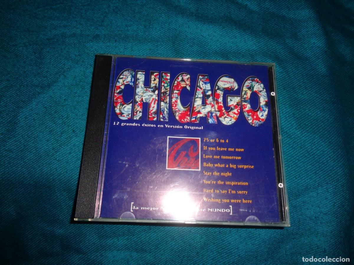 CDs de m&uacute;sica: CHICAGO. 12 GRANDES EXITOS EN VERSION ORIGINAL. CD - Foto 1