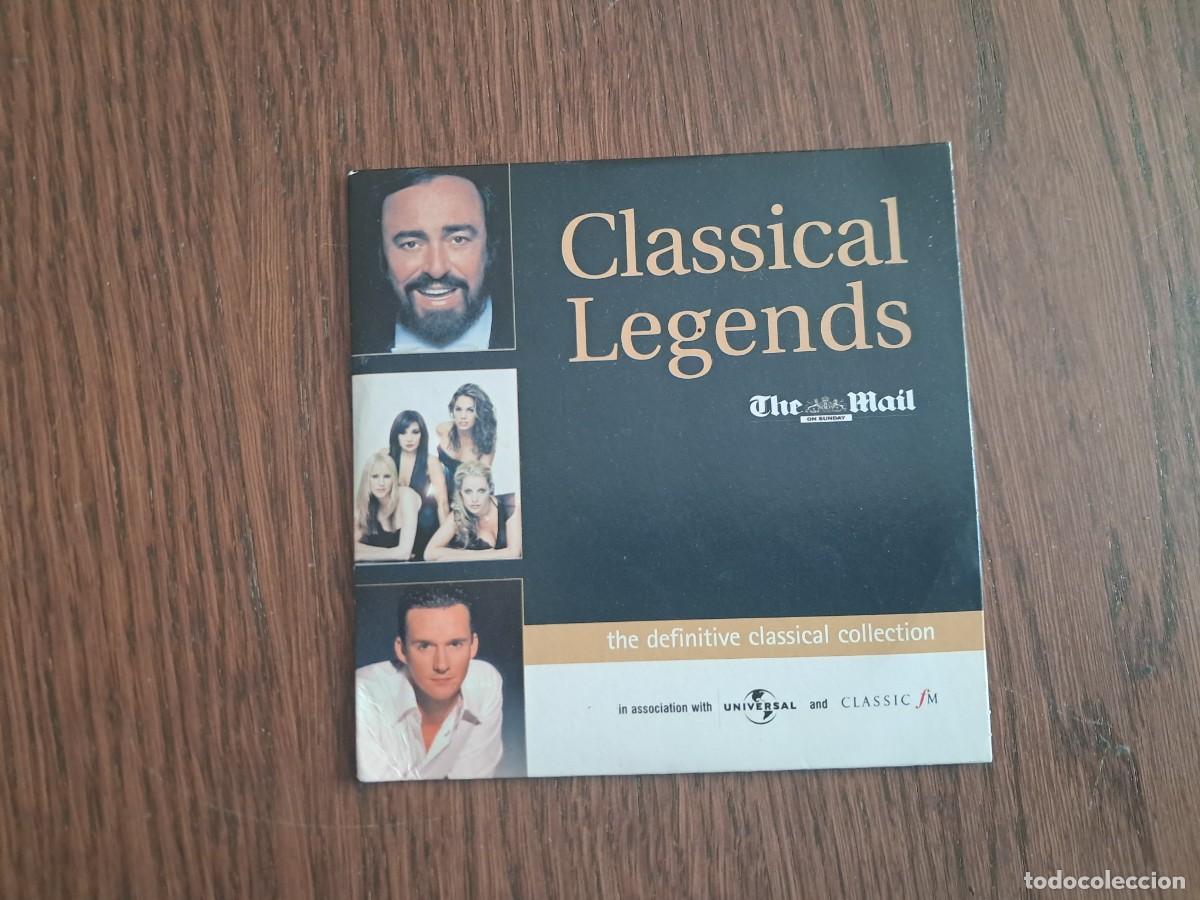 CDs de m&uacute;sica: CD CLASSICAL LEGENDS - THE DEFINITIVE CLASSICAL COLLECTION - THE MAIL ON SUNDAY - Foto 1