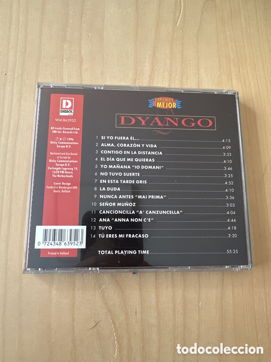 CDs de m&uacute;sica: SCD181 dyango simplemente lo mejor CD SEGUNDA MANO - Foto 2